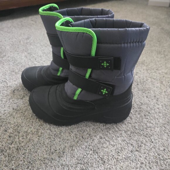 Wonder Nation Boys Winter Boots Size 3 - Picture 3 of 6